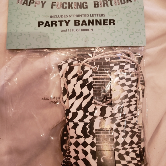 Happy fucking birthday banner. - Picture 2 of 3